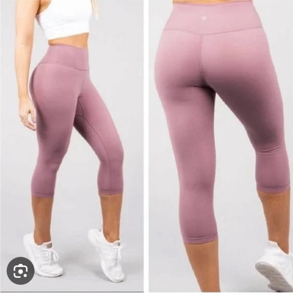 Buffbunny Capri Leggings Pink Tights Sz S